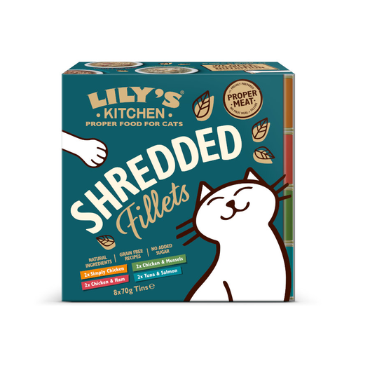 Lily’s Kitchen Shredded Filetes lata para gatos  , , large image number null